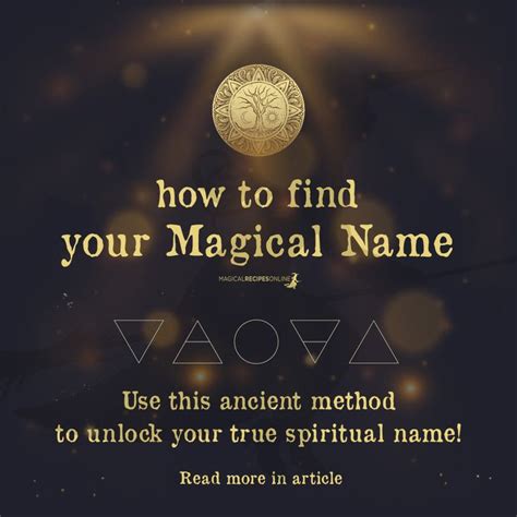 Crafting Your Witch Persona: Choosing a Name that Resonates with Your Magic